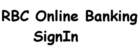 Online Banking: RBC Online Banking SignIn