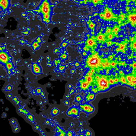 Light Pollution Map Idaho