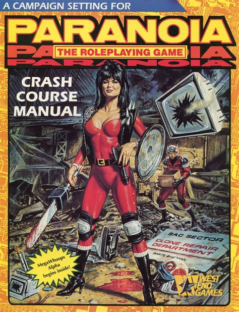 Paranoia: The RolePlaying Game - Crash Course Manual | Roleplaying game ...