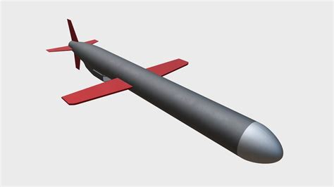 BGM-109 Tomahawk cruise missile - Buy Royalty Free 3D model by ...