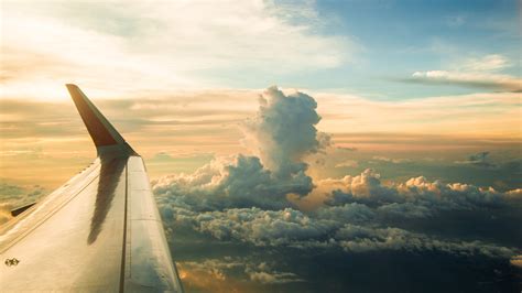 Download wallpaper: View from the airplane window 1920x1080