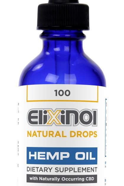 Elixinol Hemp Oil Drops 100mg CBD – Natural | Hempy CBD Oil