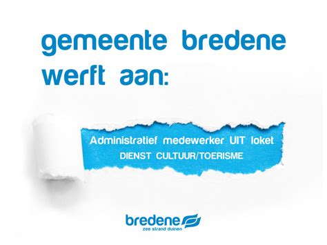 Vacatures bij de gemeente en het ocmw | Nieuwsbredene