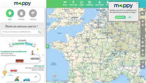 Mappy: Plans, itinéraires et cartes de France - La Référence