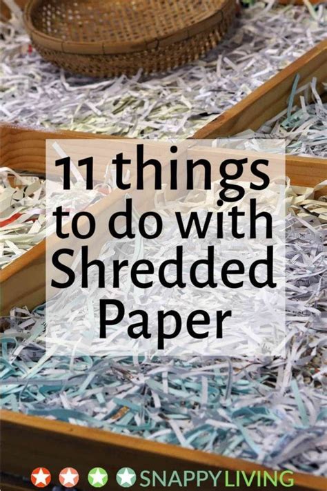 25 Uses for Shredded Paper You Can’t Recycle | Snappy Living | Recycled ...