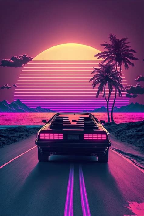 Abstract car wallpaper | Synthwave art, Cool wallpapers art, Vaporwave ...