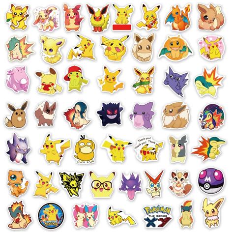 Top 10 cute pokémon stickers for Your Collection and Daily Use