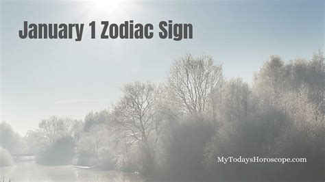 January 1 Zodiac Sign Personality, Compatibility, Traits and More