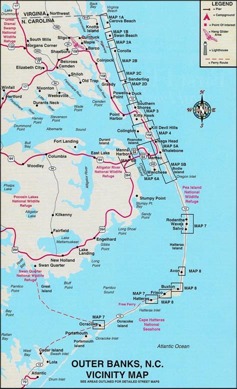 Map Of Outer Banks Nc - Maps For You