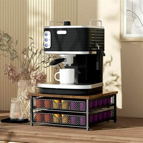 Walmart 2-Tier K Cup Stand, Coffee Pod Drawer Holder with 70 Pod ...