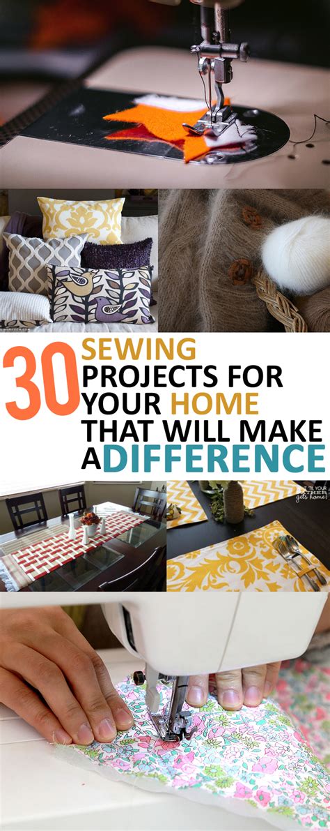 30 Sewing Projects for Your Home that Will Make a Difference