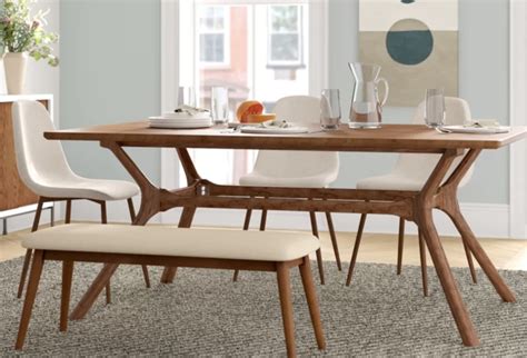 8 Rectangle Dining Tables for Mid-Century Modern Dining Room - Cute ...