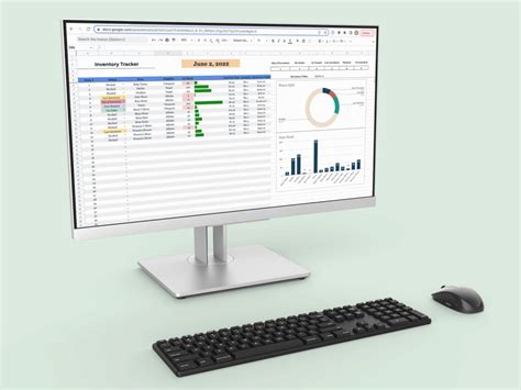 Inventory Dashboard Google Sheets Inventory Tracker Know When Your ...