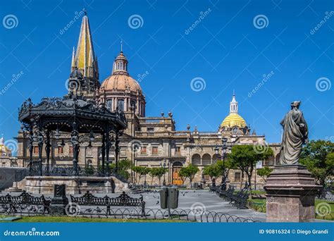 Guadalajara Cathedral - Guadalajara, Jalisco, Mexico Stock Photo ...