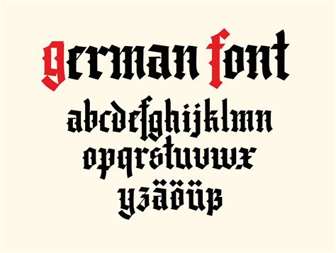 Gothic font. German alphabet. 20263356 Vector Art at Vecteezy