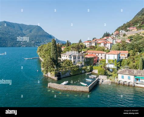 Lake of Como, house of George Clooney. Laglio (Italy Stock Photo - Alamy