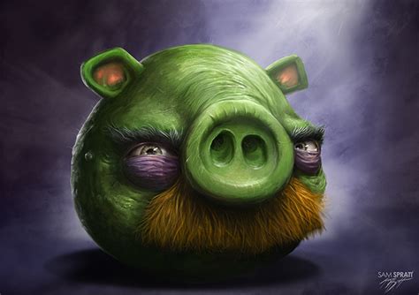 Mustache Pig — Sam Spratt