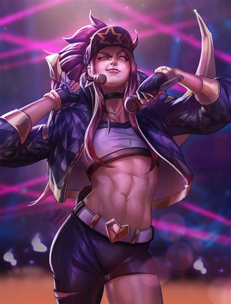 KDA Akali - Fanart on Behance