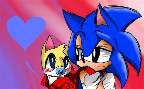 Kid Sonic and baby Tails by NyaOni on DeviantArt