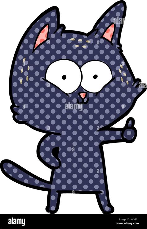 cartoon cat giving thumbs up Stock Vector Image & Art - Alamy