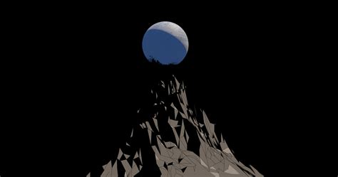 Black Mountains Vector Minimal Art Wallpaper, HD Minimalist 4K ...