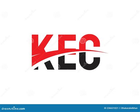 KEC Letter Initial Logo Design Vector Illustration Stock Vector ...