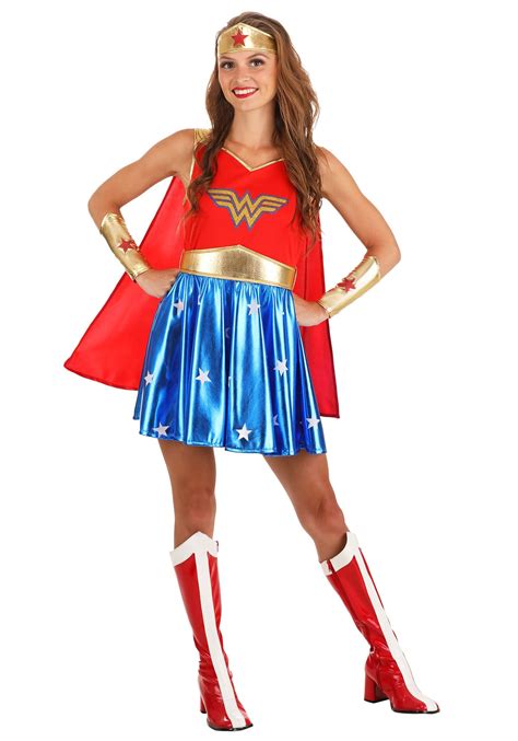 Caped Wonder Woman Adult Costume