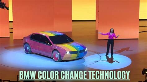 CES 2023 || BMW Color Change Paint Technology Full Presentation - YouTube