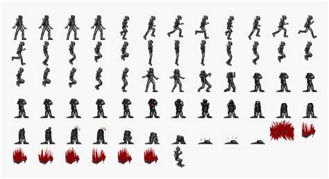 Xira Final Spritesheet - Game Character Sprite Sheet, HD Png Download ...