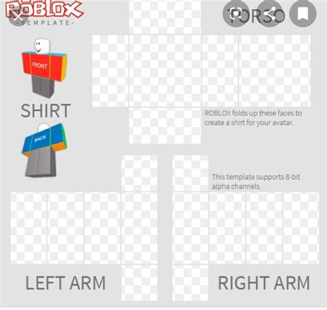 Roblox Torso Template