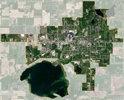 Map of Fremont city, Michigan