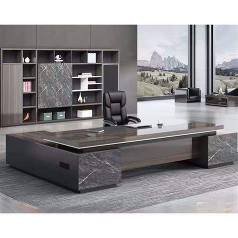 China Luxury Foshan Custom CEO Table Office Wooden Table Executive Desk ...