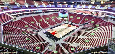 Louisville KFC Yum! Center seating plan - View from Section 312 - Row F ...