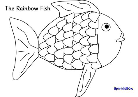 Rainbow Fish: Coloring Pages & Books - 100% FREE and printable!