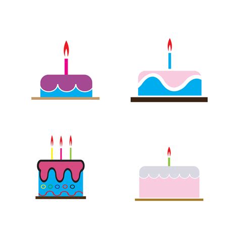 birthday cake logo 5643618 Vector Art at Vecteezy