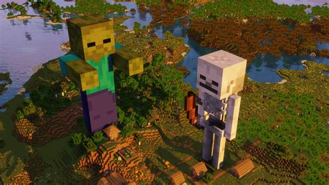 Zombie Mob Statues Minecraft Map