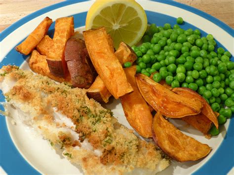 Healthy fish and chips recipe