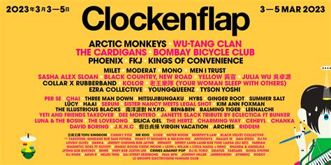 Clockenflap 2023 reveals full lineup – Wu-Tang Clan, The Cardigans,