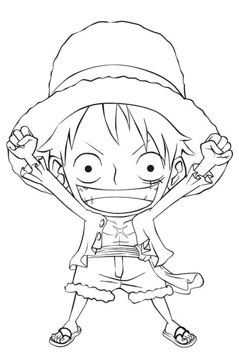 Coloriage: Luffy Gear 5 - télécharger et imprimer gratuit