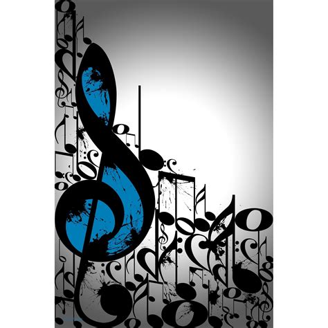 15 Ideas of Abstract Musical Notes Piano Jazz Wall Artwork