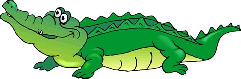 Cute Baby Alligator Clipart