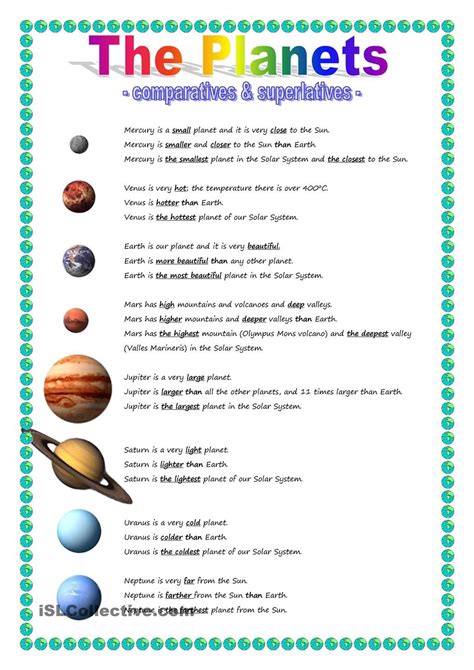 Lesson Plan For 3rd Grade Solar System