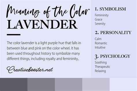 Lavender Color Meaning: Lavender Symbolizes Feminity and Serenity ...