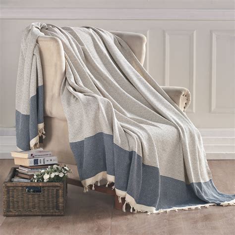 Enchante Home Turkish Cotton Throw Blanket & Reviews | Wayfair.ca