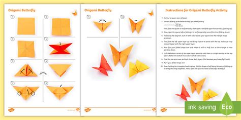 Origami Butterfly Activity | Easy Origami Butterfly for Kids