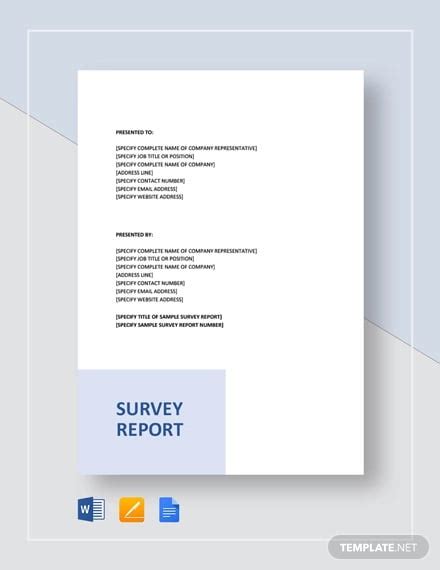 17+ Survey Report Templates - PDF, Docs, Word | Free & Premium Templates