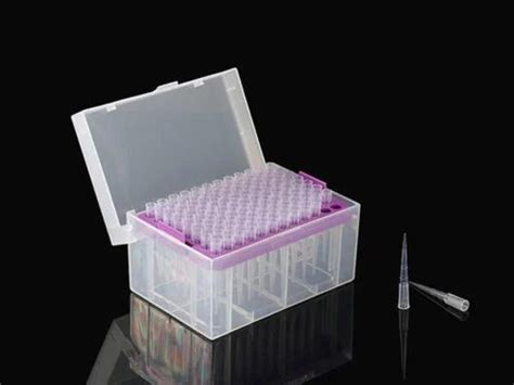 Plastic Pipette Tips, 200ul Racked, Low Retention, Sterile, For lab at ...