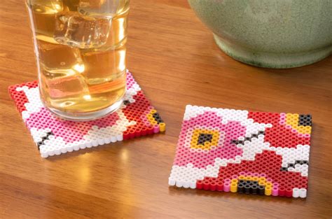 Perler Bead Coasters (10+ Designs!) - DIY Candy