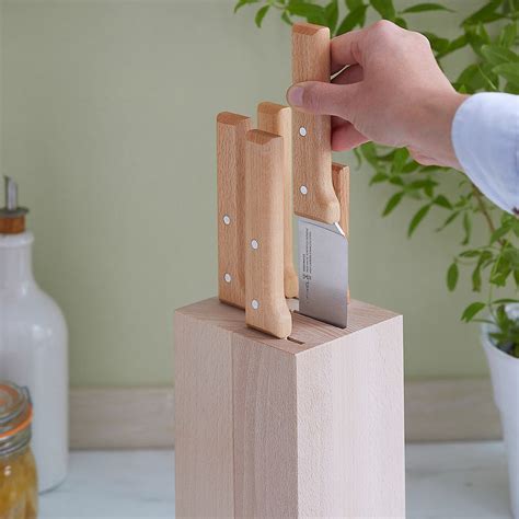 6-Slot Steak Knife Storage Box - OPINEL USA