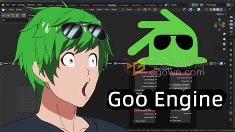 Goo Engine v3.3 Blender插件二次元卡通漫画风格渲染+使用教程 | CG资源网